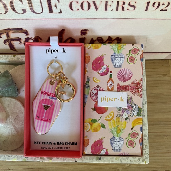 Piper K Accessories - Piper K Espresso Martini Keychain or Bag Charm💗🍸🍸NWT